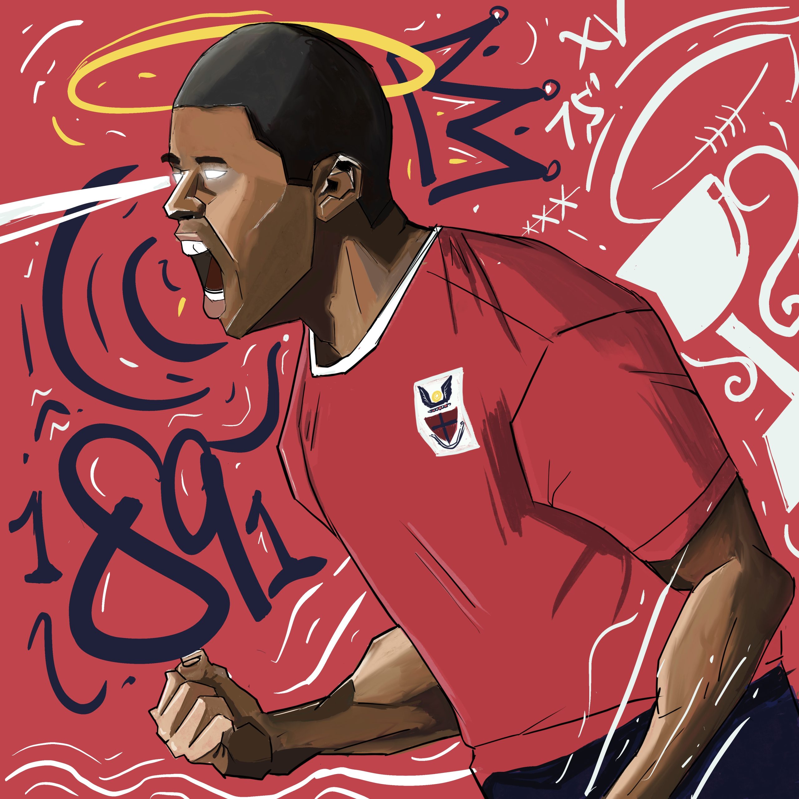 Abstract Rugby Artwork